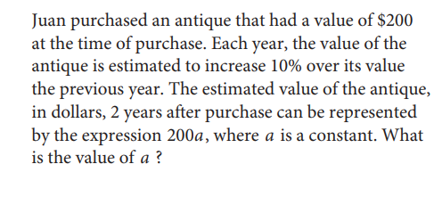 SAT math test