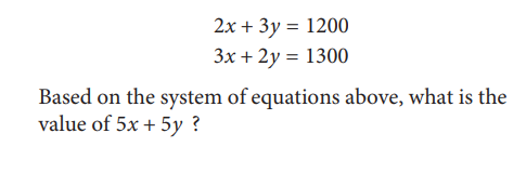 SAT math test