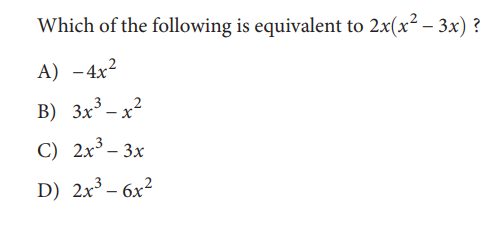 SAT math test