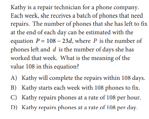 SAT math test