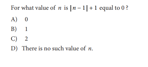SAT math test