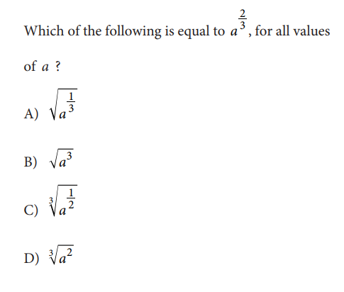 SAT math test