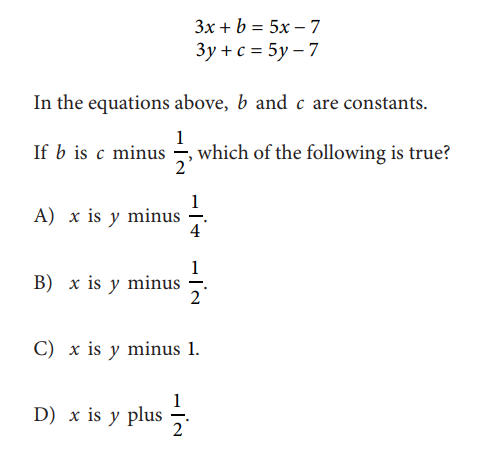 SAT math test