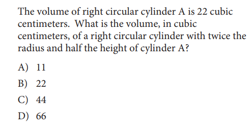 SAT math test