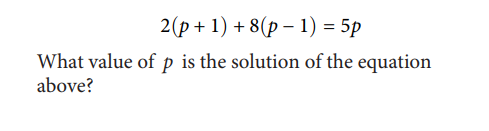SAT math test