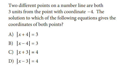 SAT math test