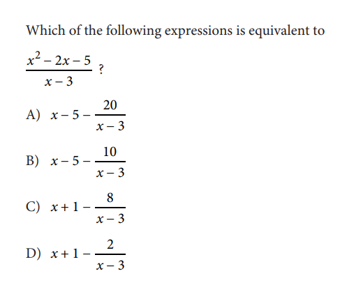 SAT math test