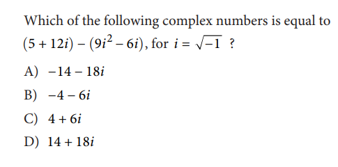SAT math test