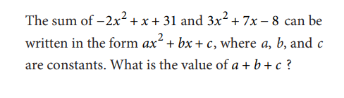 SAT math test