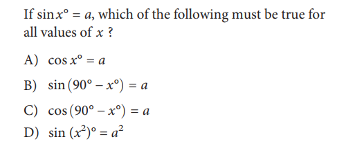 SAT math test